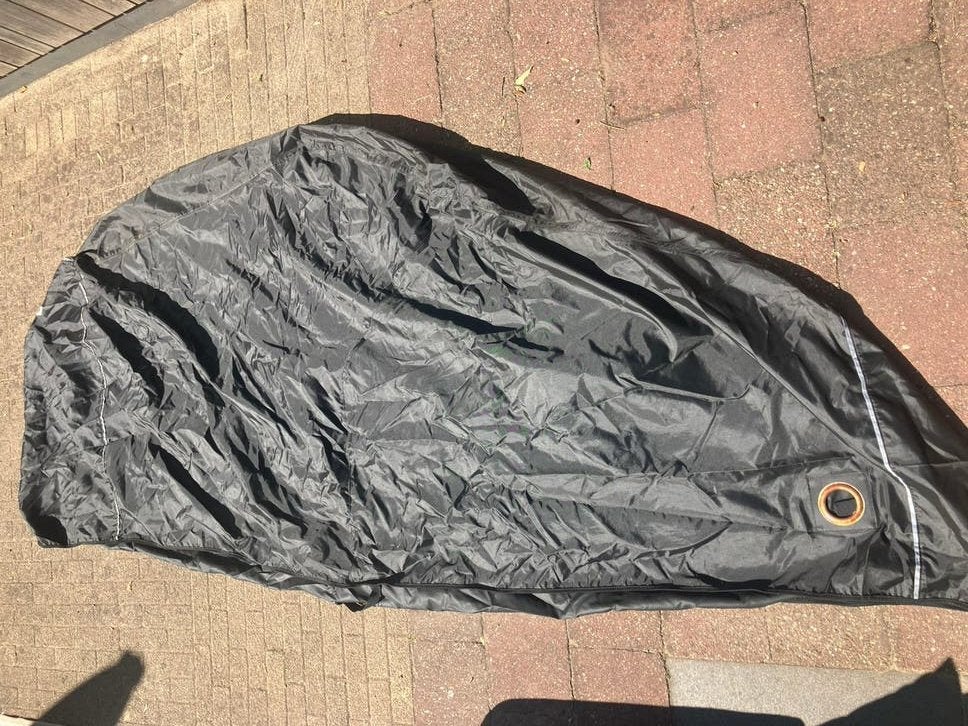 Babboe bakfiets regenhoes, Ophalen of Verzenden, Zo goed als nieuw, 4 kinderen of meer