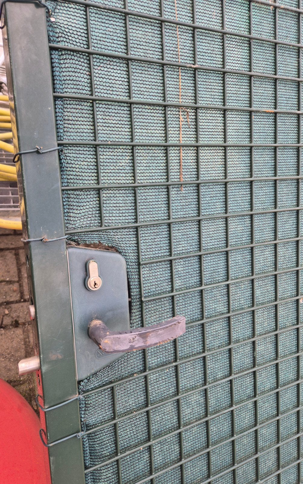 Poort, Tuin en Terras, Ophalen, Met poort, Gebruikt, Gaashekwerk