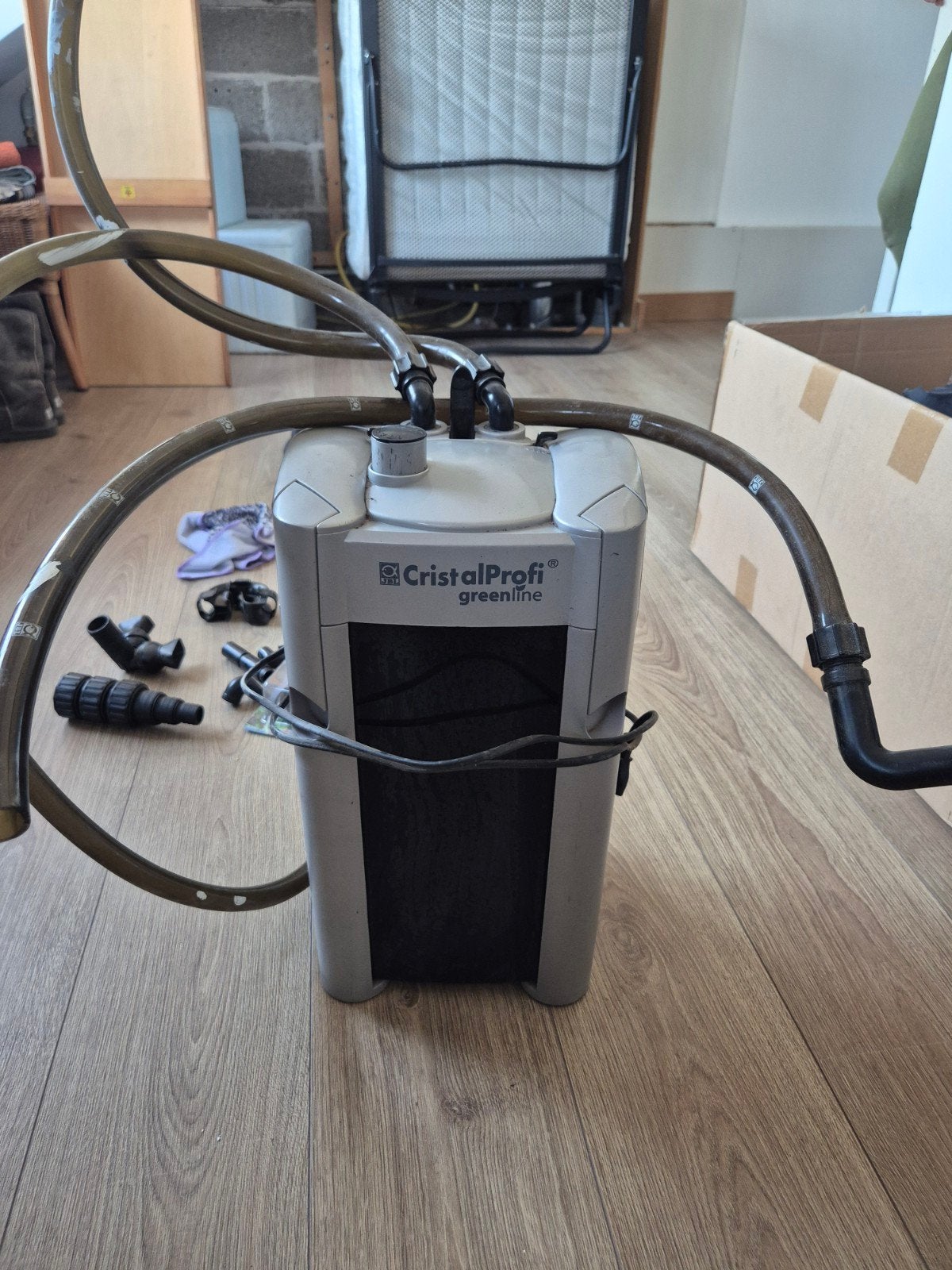 JBL CristalProfi e1501 Greenline externe aquariumfilter, Ophalen, Gebruikt, JBL, Inclusief slangen