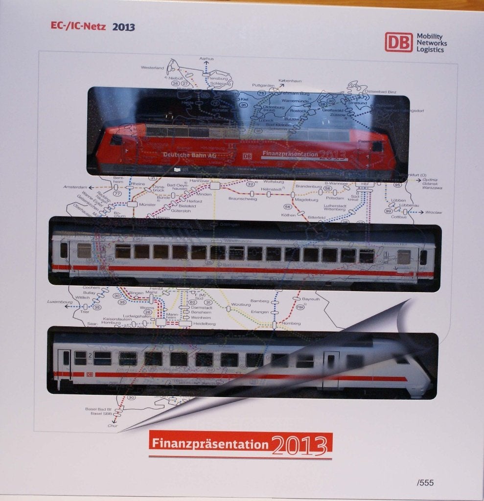 Märklin DB Finanzpräsentation 2013, Ophalen of Verzenden, Wisselstroom, Treinset, Märklin