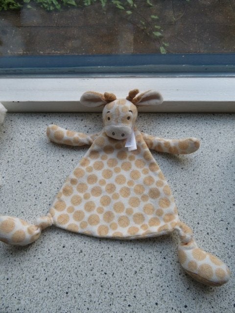 Knuffeldoek giraffe of giraf Gessy merk Happy Horse, Giraf, Happy Horse, Ophalen of Verzenden, Zo goed als nieuw