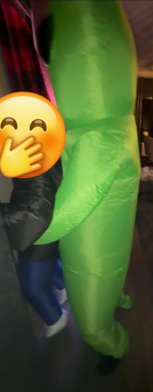 Opblaasbaar Alien Kostuum - Perfect voor Feestjes!, Ophalen of Verzenden, Zo goed als nieuw, 170 of groter, Jongen of Meisje