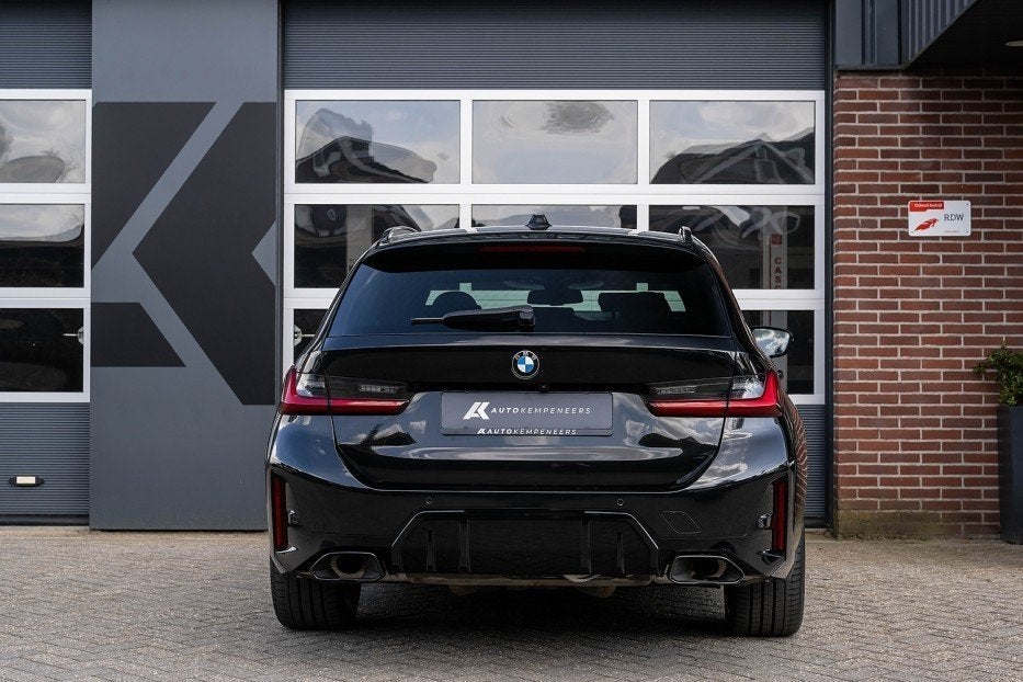 BMW 3-serie M340i xDrive Touring | Panorama | M-Seats | H/K, Auto's, BMW, Automaat, Gebruikt, Stoelverwarming, Zwart