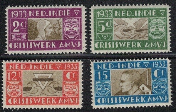 A546 Ned.Indie 182/85 postfris, Verzenden, Postfris, Nederlands-Indië