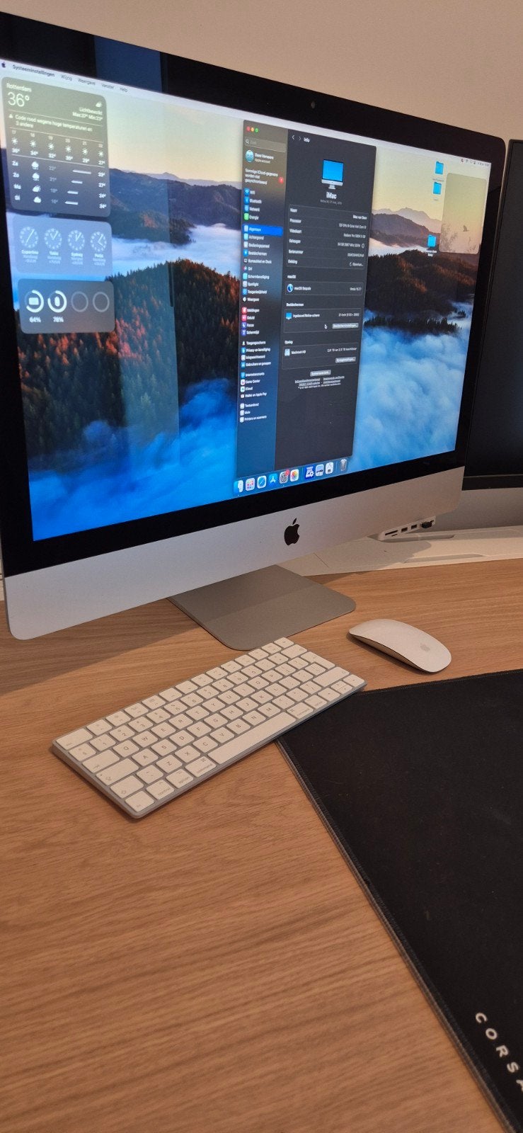 iMac Retina 5K, 27-inch, 2019 - 64gb RAM Intel Core i9, 3TB, Computers en Software, Apple Desktops, 64 GB of meer, HDD en SSD