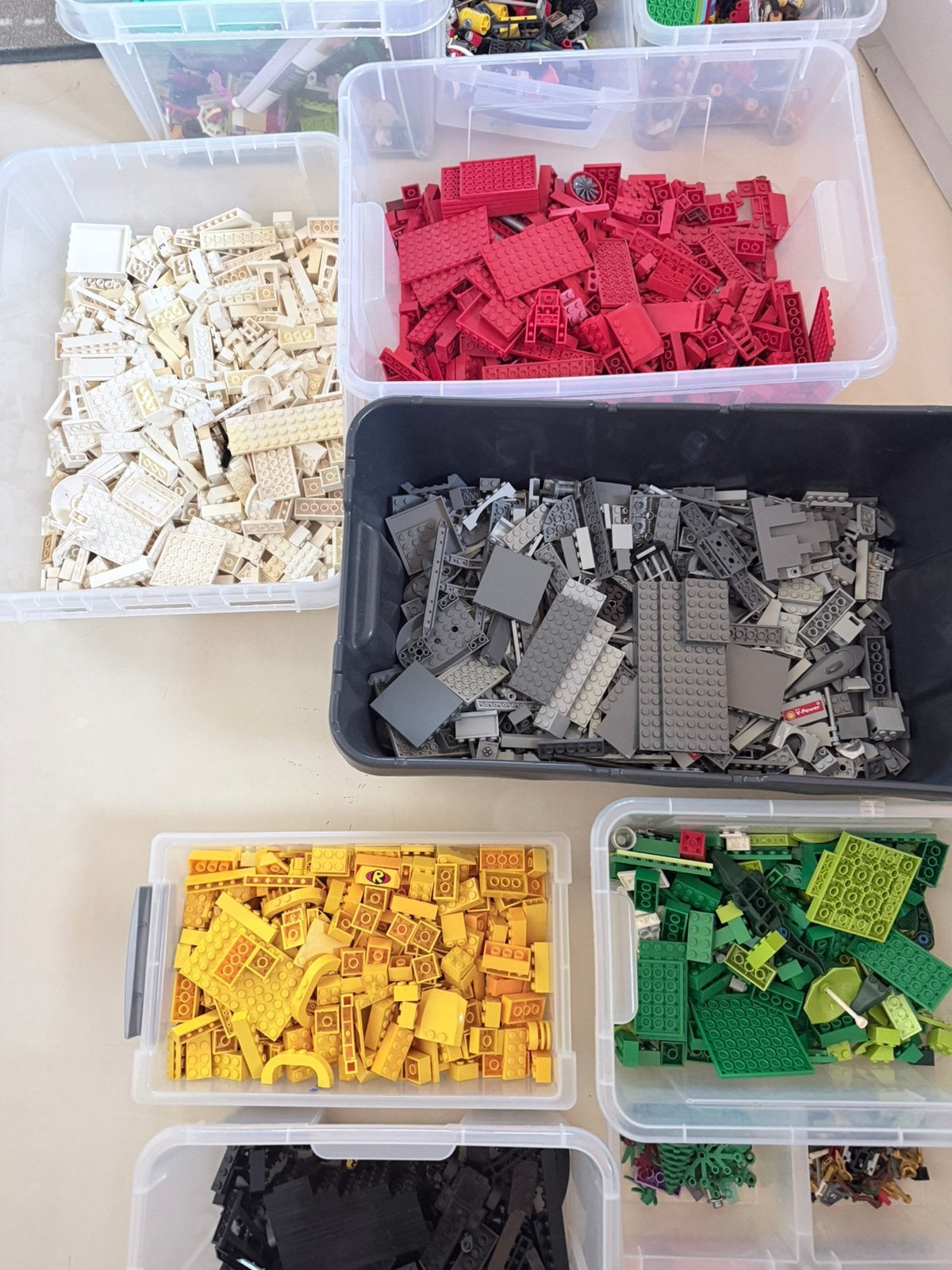 Verzameling losse LEGO stenen, mini figs en incomplete sets, Gebruikt, Lego, Ophalen of Verzenden, Losse stenen