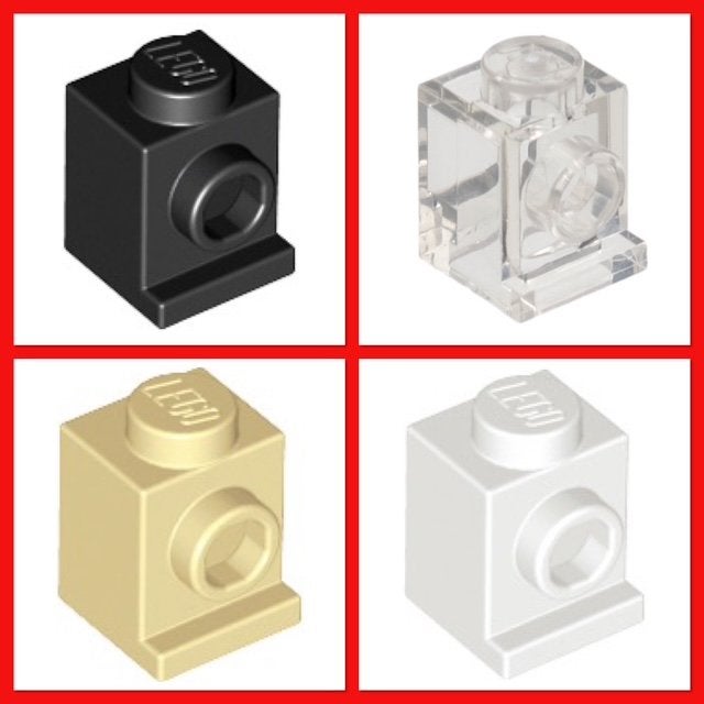 lego basis blokjes 1x1 met nopje en randje onder 4 kleuren, Ophalen of Verzenden, Nieuw, Losse stenen, Lego