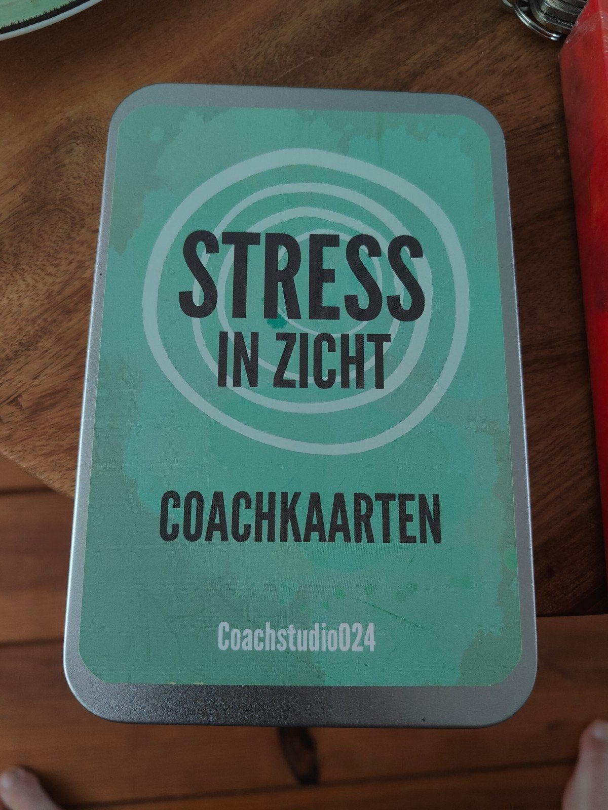 Stress in Zicht Coachkaarten - Coachstudio024, Een of twee spelers, Ophalen of Verzenden, Nieuw, Coachstudio024