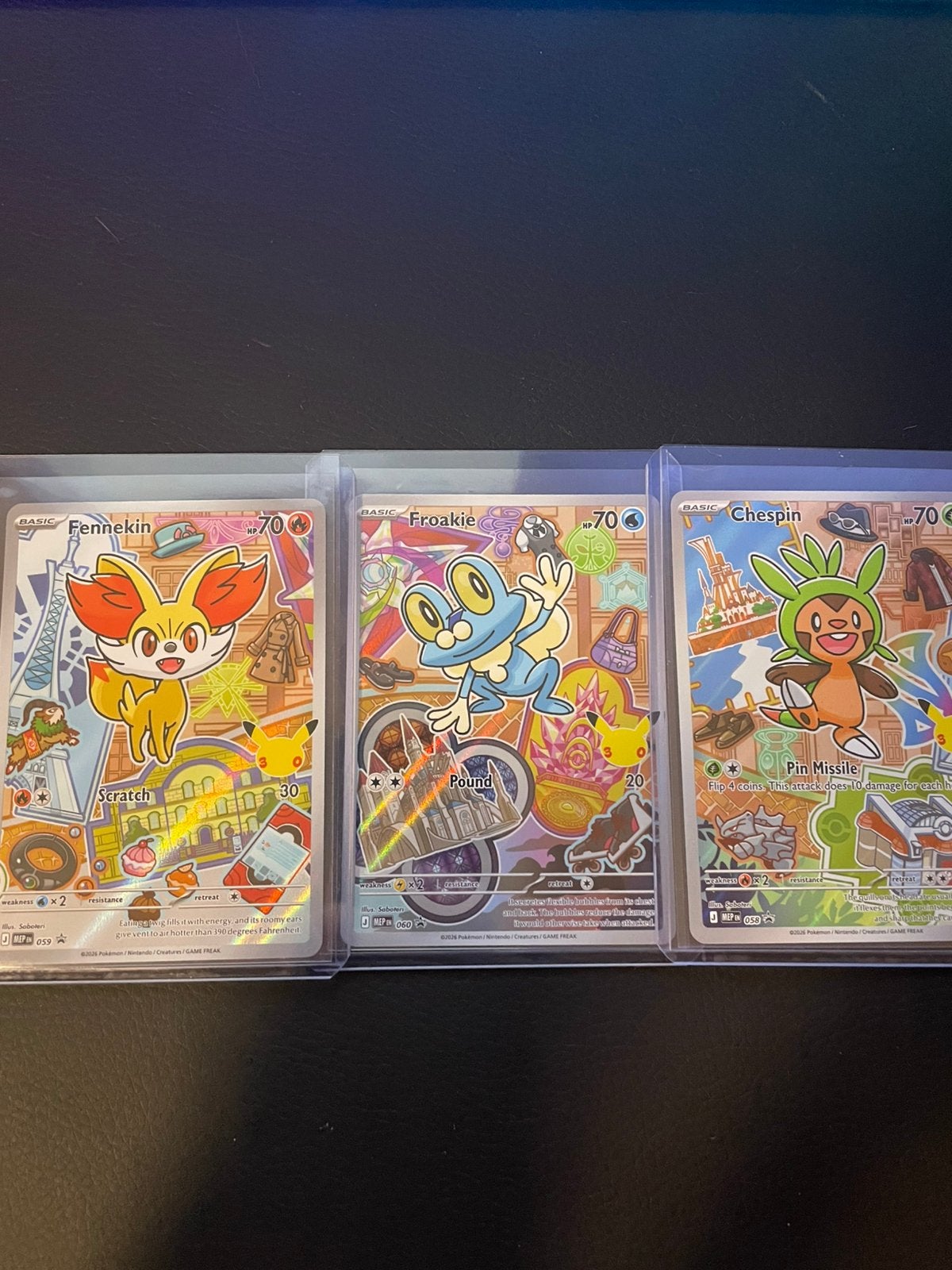 Pokemon first partner series 3 gen 6, Ophalen of Verzenden, Nieuw, Losse kaart