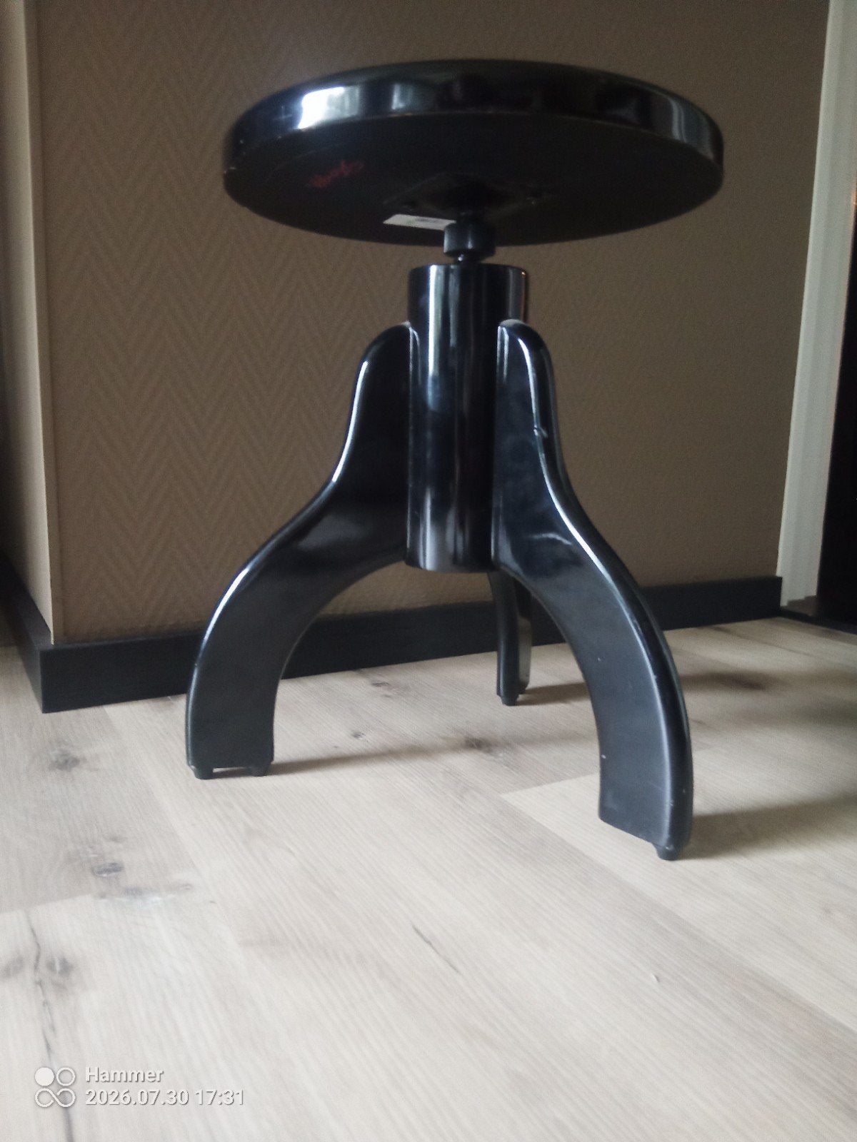 piano krukje, orgelkrukje, krukje, Ophalen, In hoogte verstelbaar, Zo goed als nieuw, Hout