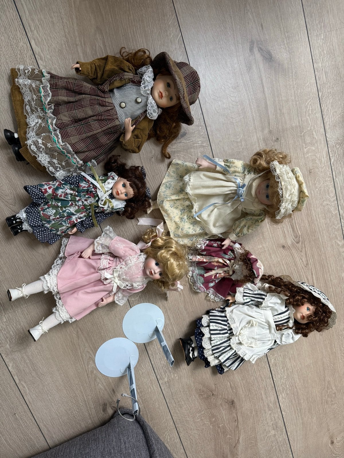Prachtige set porseleinen poppen, Verzamelen, Ophalen of Verzenden