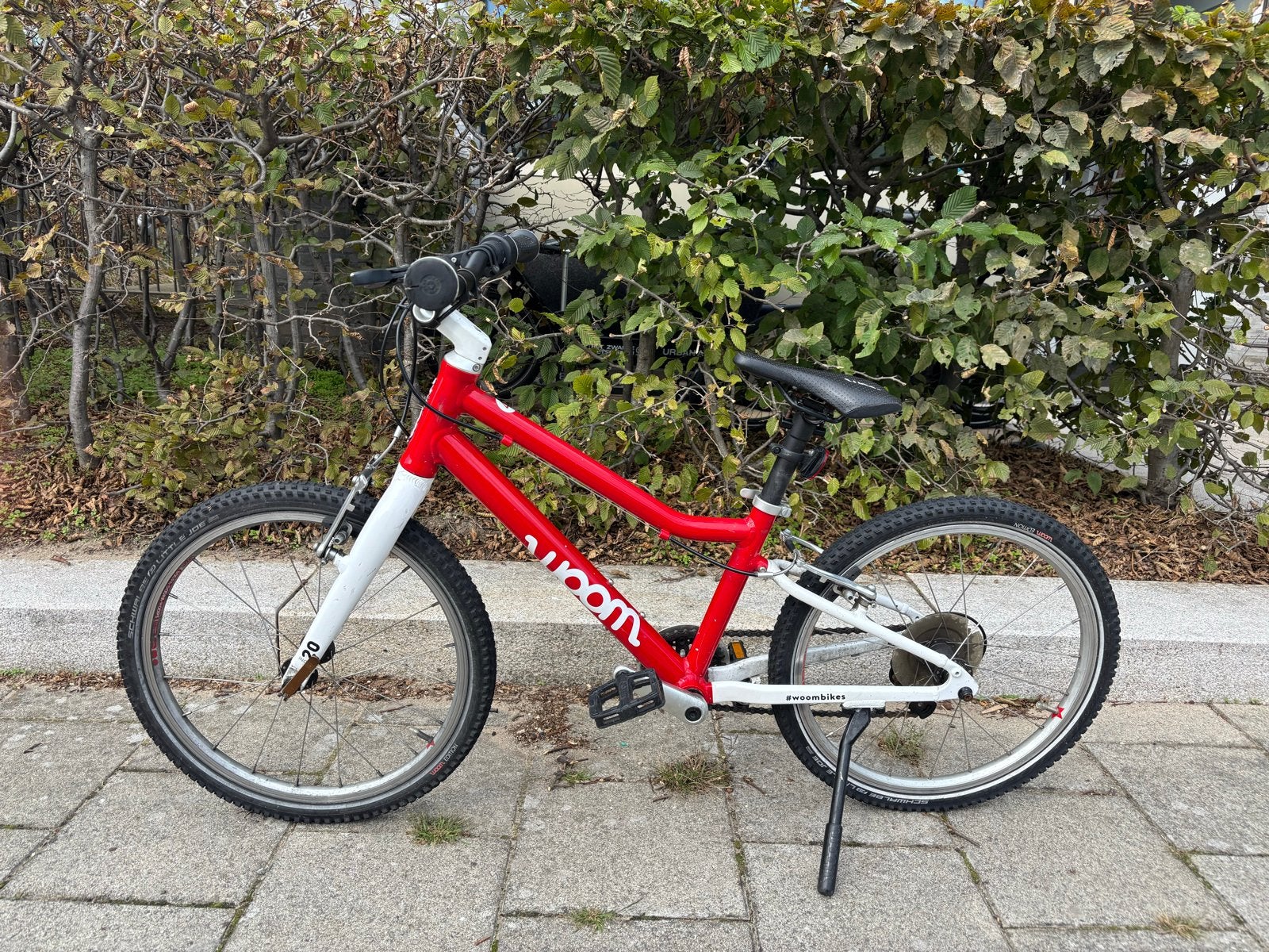 Woombike 4 rood - 20 inch kinderfiets, Ophalen of Verzenden, Gebruikt, Velgrem, 20 inch of meer