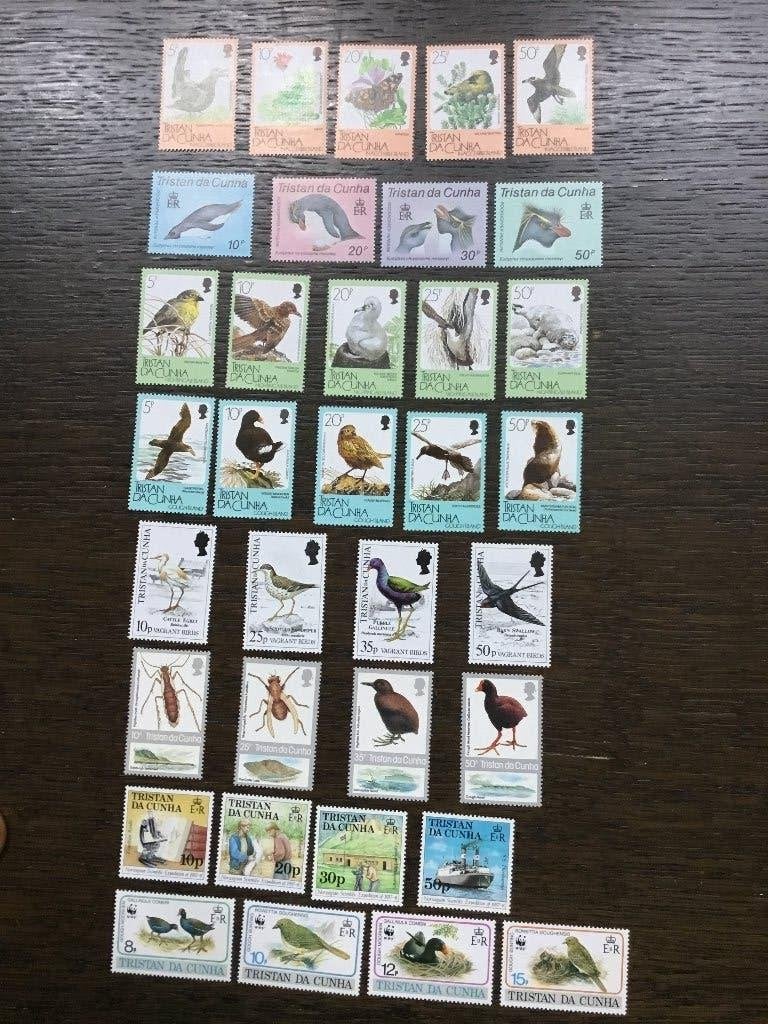 Tristan da Cunha dierenzegels, Ophalen, Postfris, Dier of Natuur