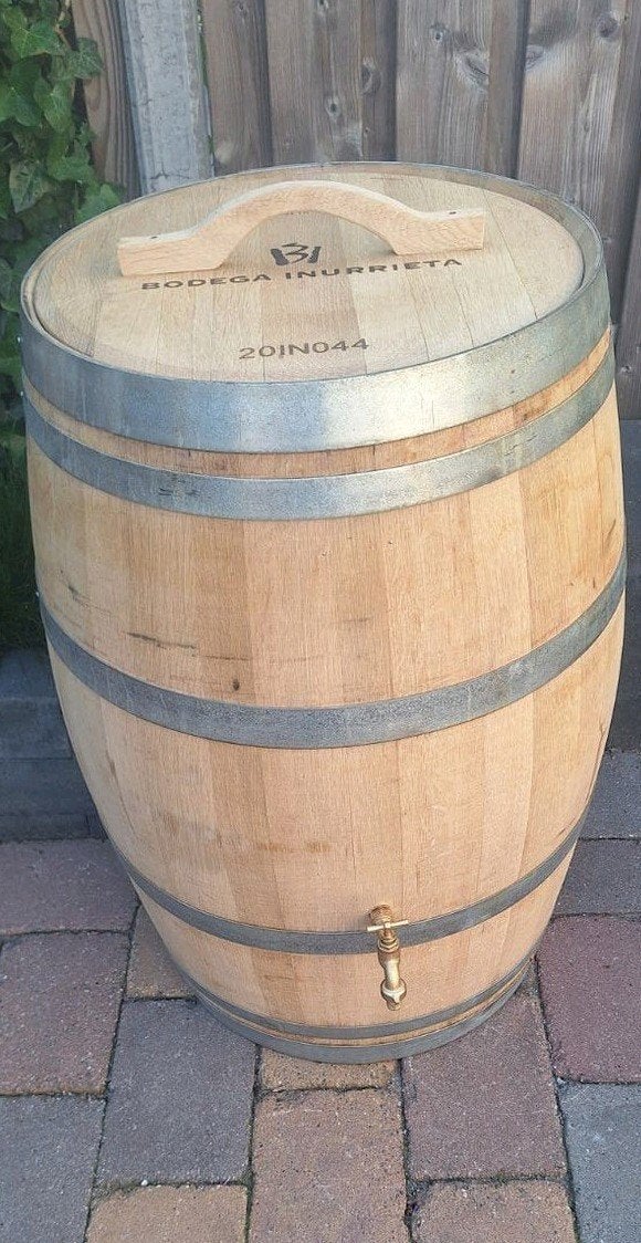Vaderdag cadeau tip? 225ltr eikenhouten regenton incl....., 150 liter of meer, Ophalen, Nieuw, Hout