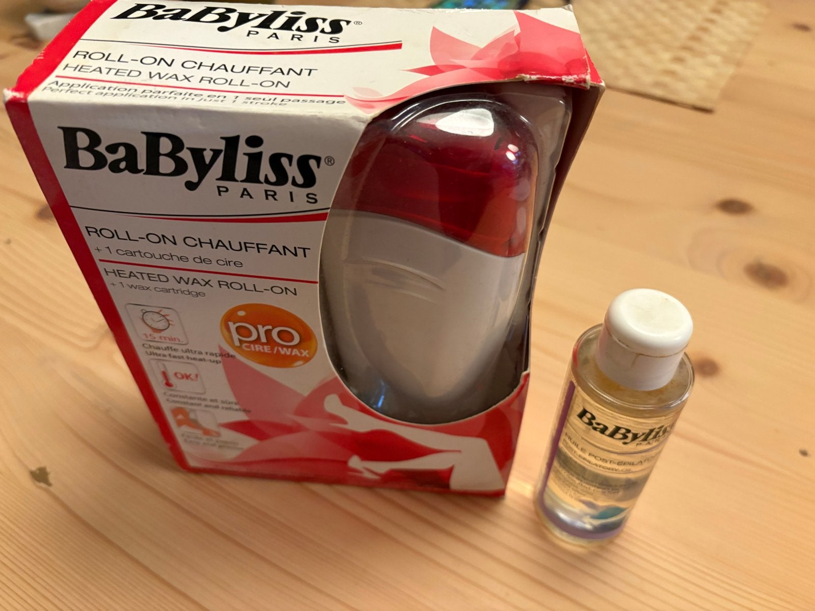 BaByliss Paris Verwarmde Wax Roll-On + Nabehandelingsolie, Ophalen of Verzenden, Nieuw, Overige typen