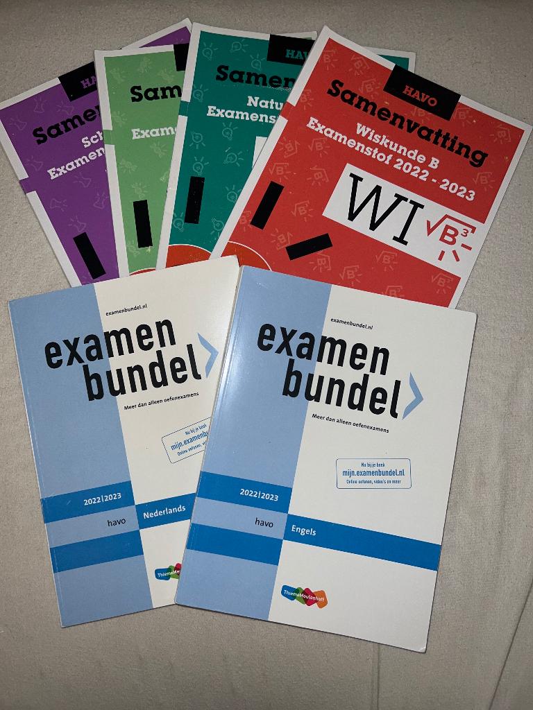 Examenbundels Profiel NT/NG, Boeken, Schoolboeken, Zo goed als nieuw, HAVO, Ophalen of Verzenden