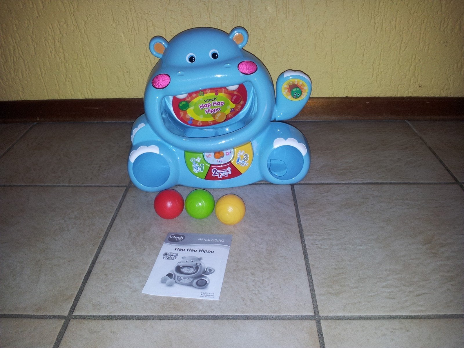 vtech hap hap hippo, Ophalen of Verzenden, Zo goed als nieuw, 6 maanden tot 2 jaar