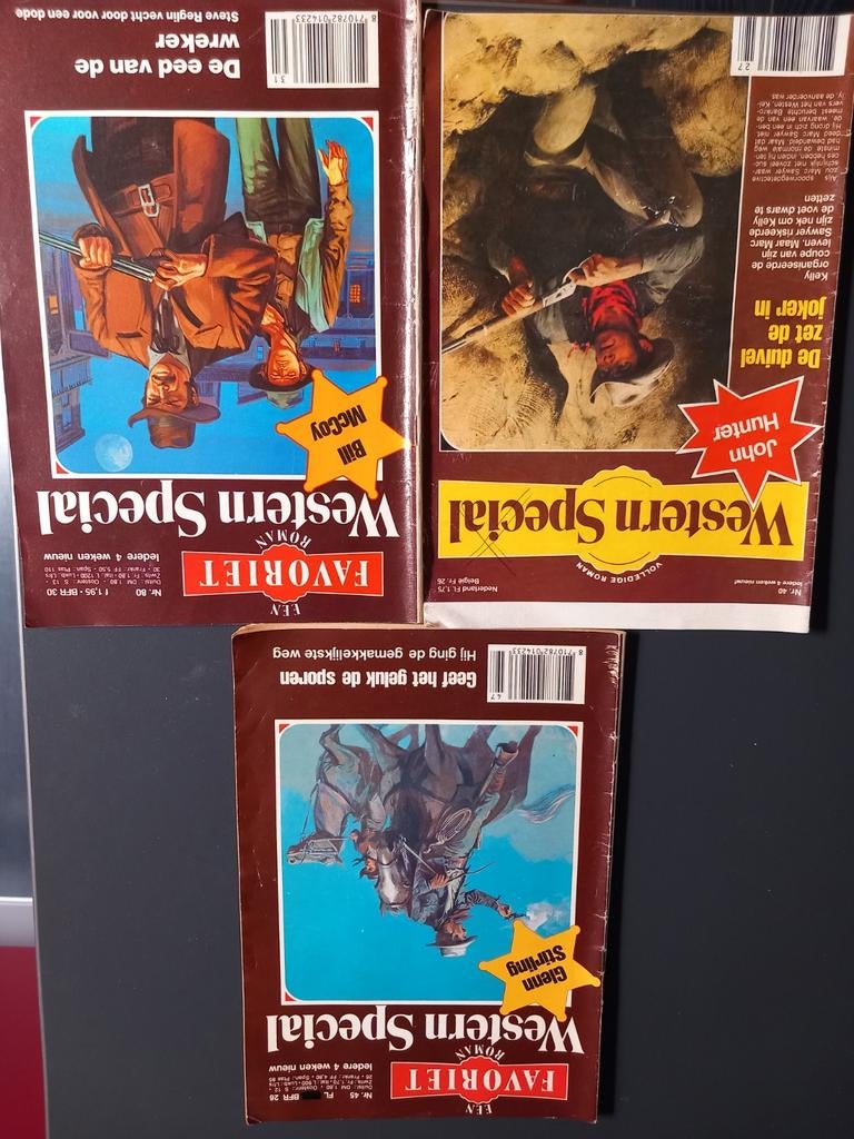 3 Western Special Romans, Ophalen of Verzenden, Gelezen, Bill McCoy, John Hunter, Glenn Stirling, Nederland