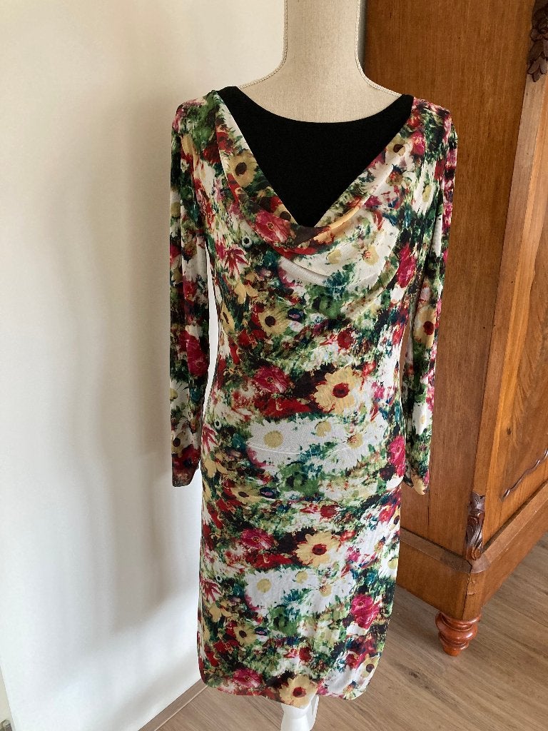 Jurkje met lange mouwen - Pescara, Kleding | Dames, Jurken, Maat 38/40 (M), Meerkleurig, Pescara, Ophalen of Verzenden