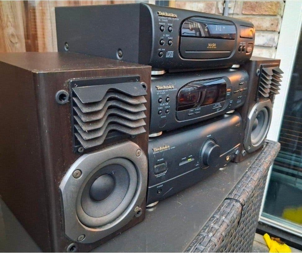Technics Stereo Set - SL-CH505, ST-CH505, SE-CH404 + Boxen, Overige merken, Gebruikt, Cd-speler, Losse componenten