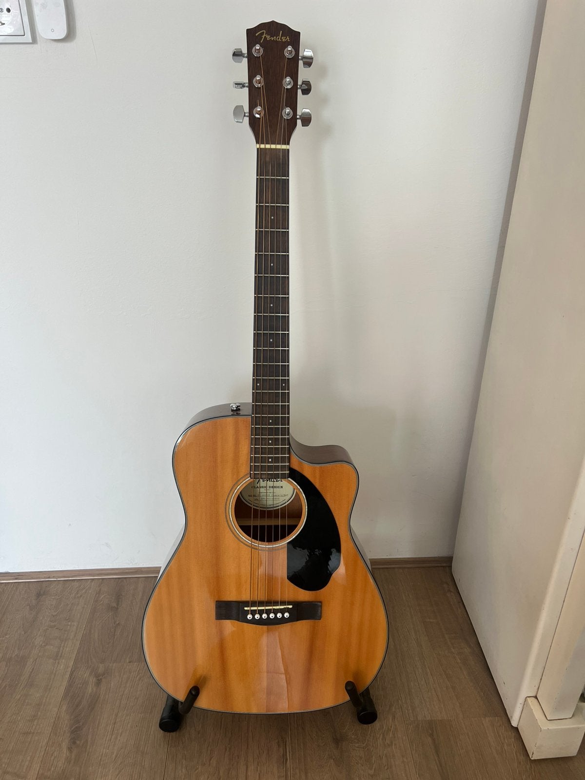 Fender CC-60SCE Concert/NAT akoestische gitaar, Muziek en Instrumenten, Snaarinstrumenten | Gitaren | Akoestisch, Ophalen, Zo goed als nieuw