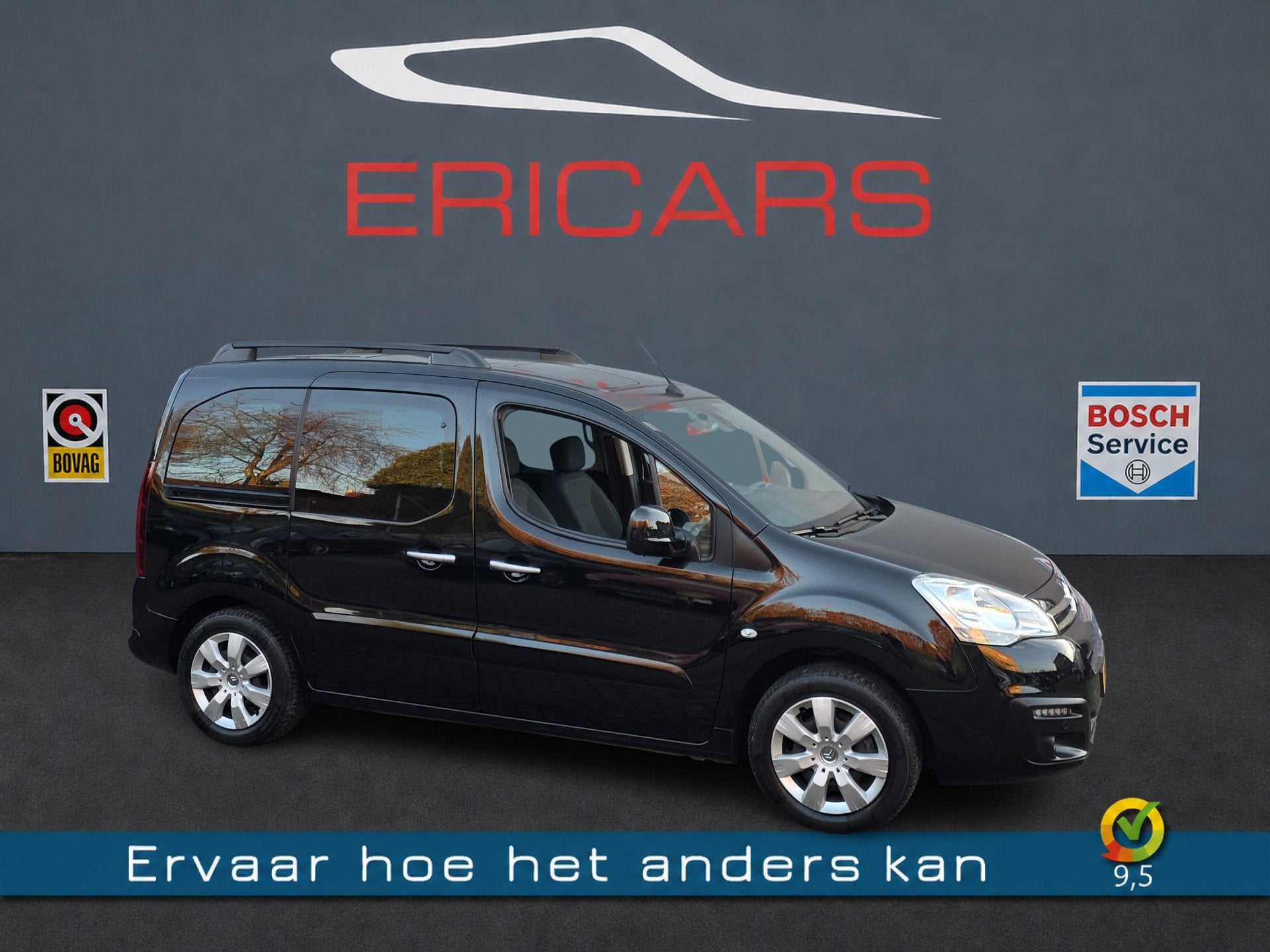 Citroën Berlingo 1.2 PureTech XTR MULTISPACE NAVI TEL PANOD, Voorwielaandrijving, Gebruikt, 1199 cc, Zwart
