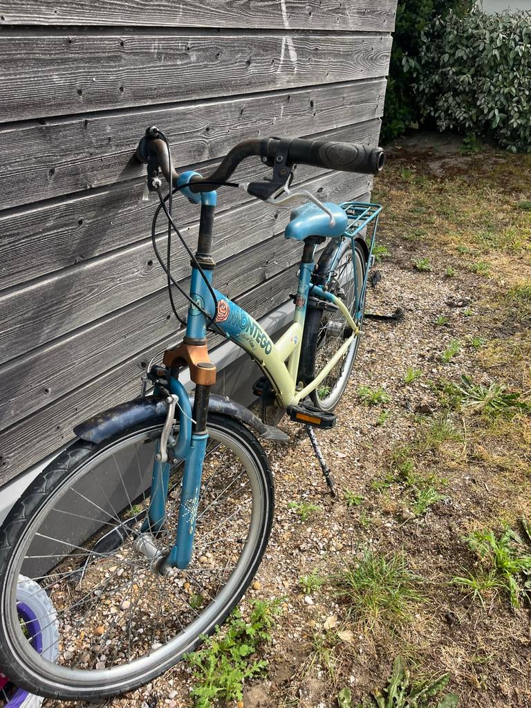 Gratis kinderfiets - opknapper met lekke band, Ophalen, Gebruikt, Velgrem, 20 inch of meer