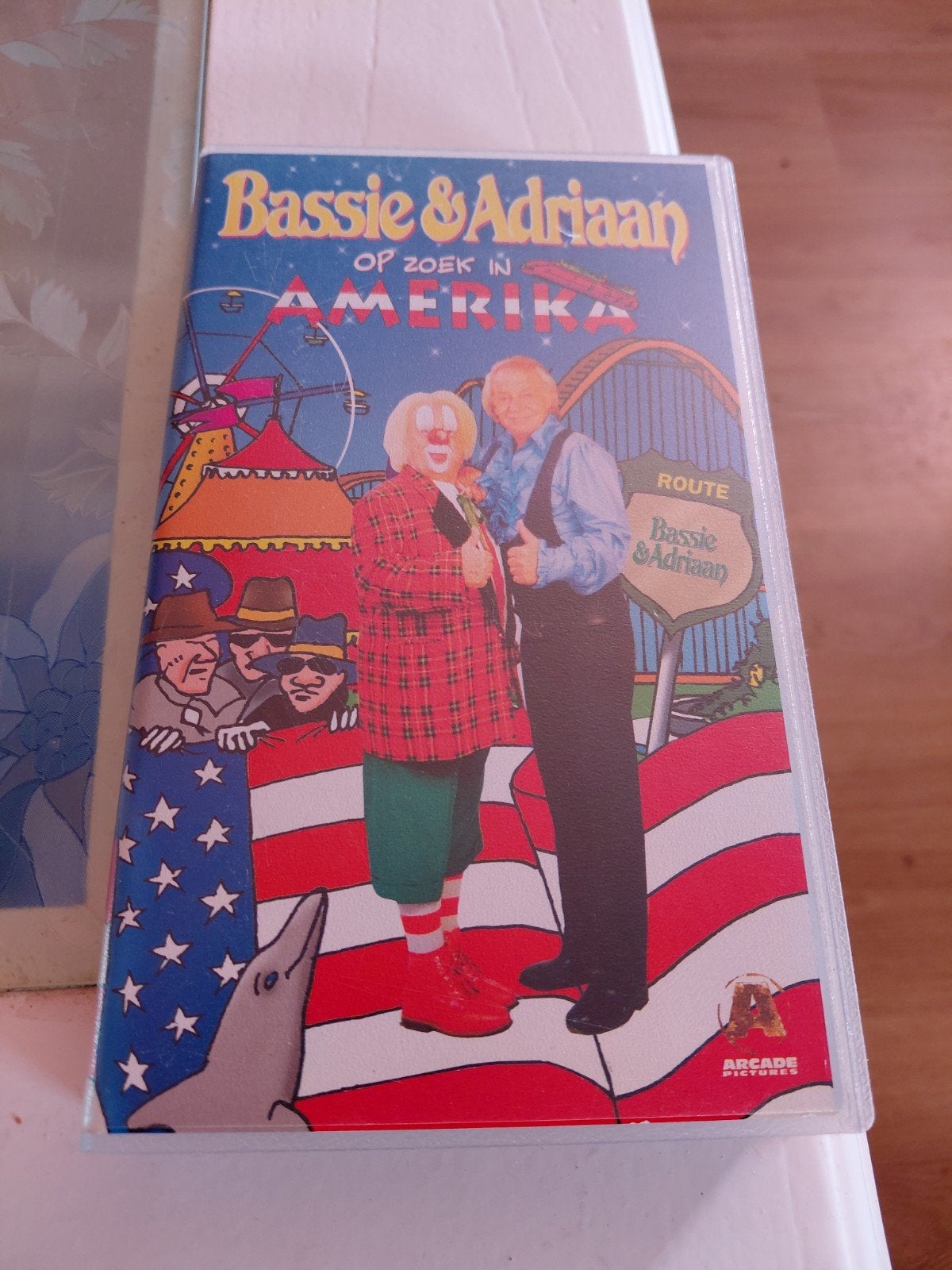 Bassie en Adriaan in Florida VHS Arcade., Gebruikt, Alle leeftijden, Kinderprogramma's en -films, Overige typen