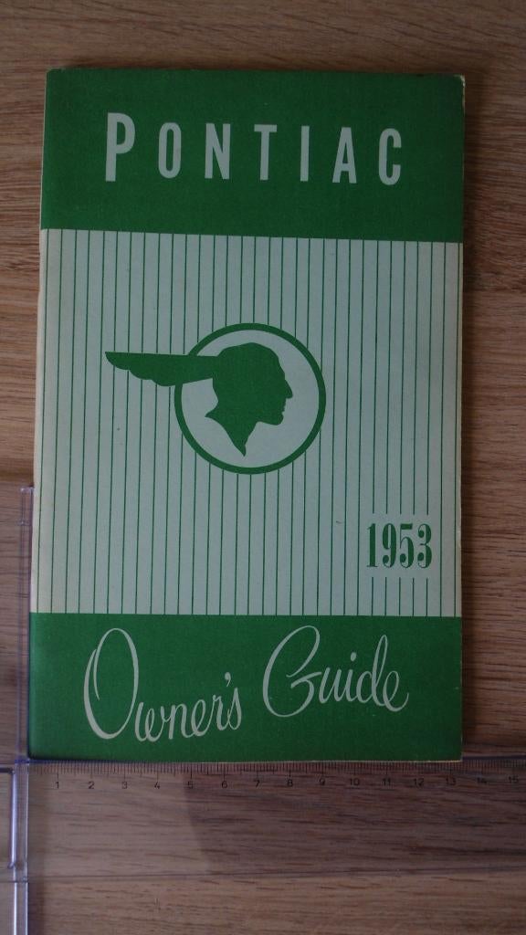 1953 Pontiac. First print, original Owner's Guide., Auto diversen, Ophalen of Verzenden