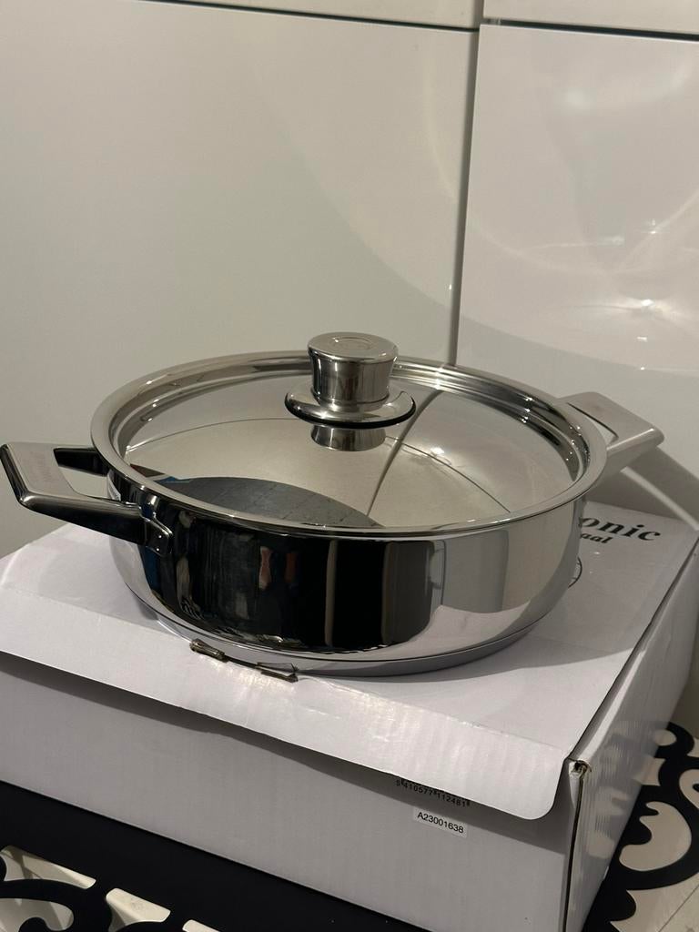 Simtronic 24 CM – Rijstpan /Nieuw!!, Nieuw, Ophalen of Verzenden, Rvs, Keramische plaat