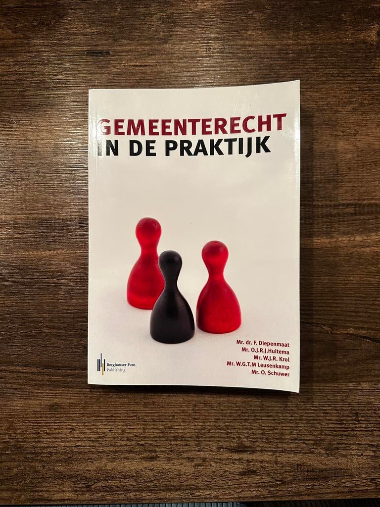 Gemeenterecht in de praktijk - 1ste druk, Boeken, Ophalen of Verzenden, Gamma, Zo goed als nieuw, HBO