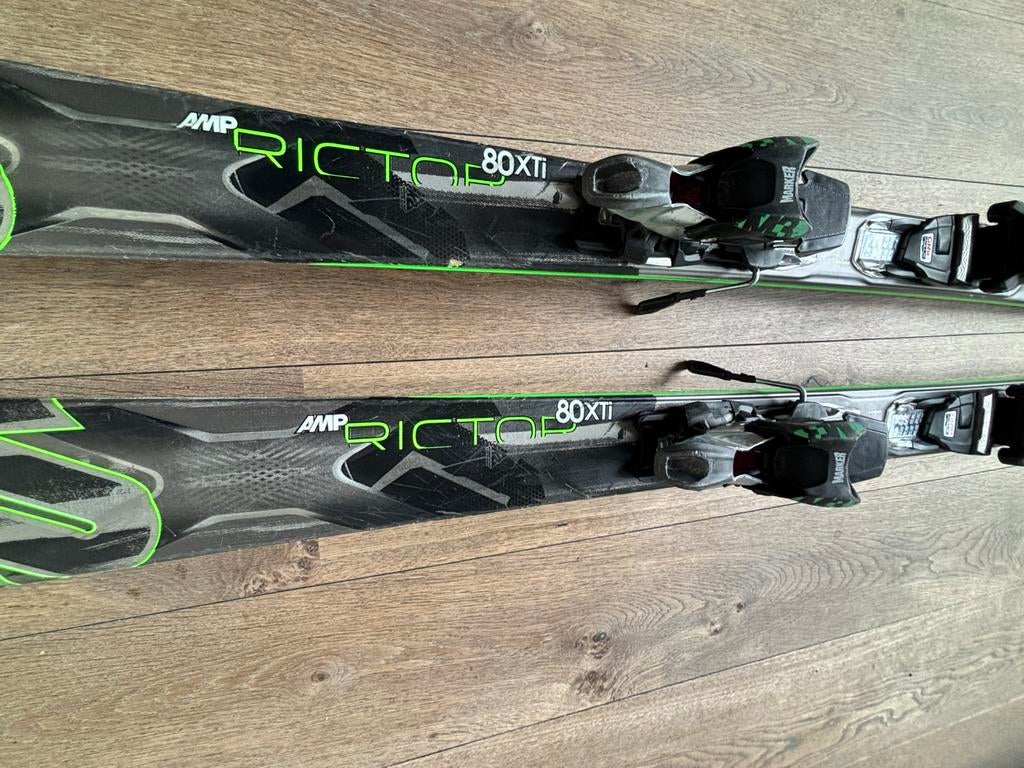 K2 ski’s (model AMP80XTi) 178cm, 160 tot 180 cm, Zo goed als nieuw, Ski's, Ophalen