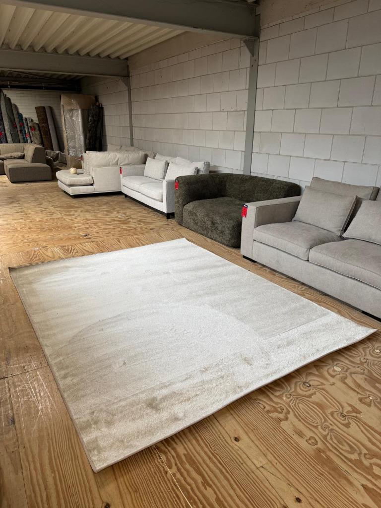 Vloerkleed Peral l Whoon | Meubilex I van €1393 voor €419, Ophalen, 200 cm of meer, Zo goed als nieuw, Grijs