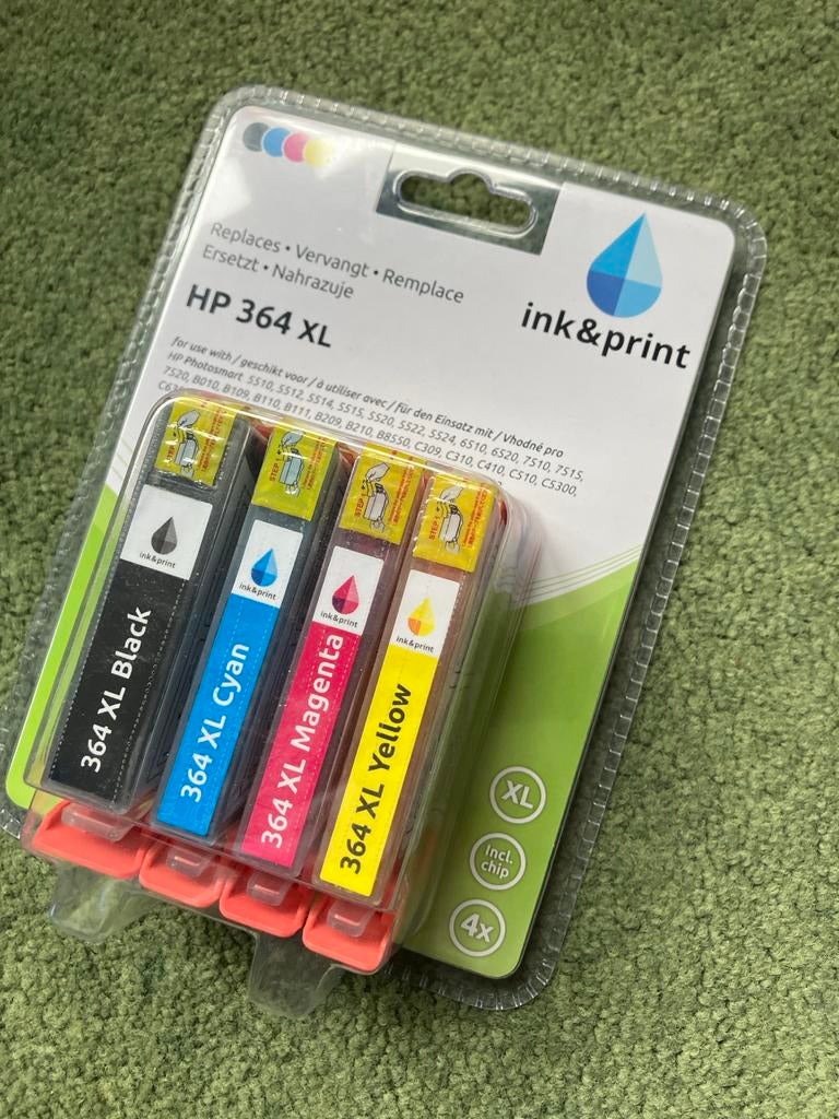 HP 364 XL Ink&Print Cartridges - Nieuw in Verpakking, Computers en Software, Printerbenodigdheden, Ophalen, Nieuw, Cartridge