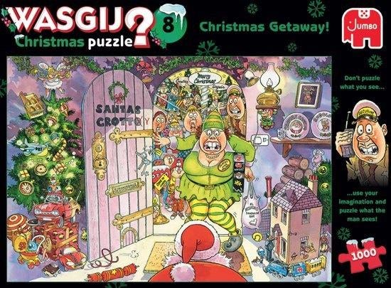 Wasgij Christmas 8 puzzel, Ophalen of Verzenden, 500 t/m 1500 stukjes, Zo goed als nieuw, Legpuzzel