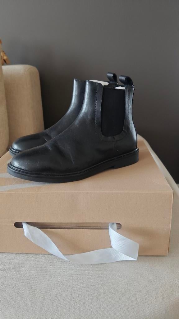 Lederen Chelsea boots kind – maat 32 – zwart, Gebruikt, Jongen of Meisje, Ophalen of Verzenden, Laarzen