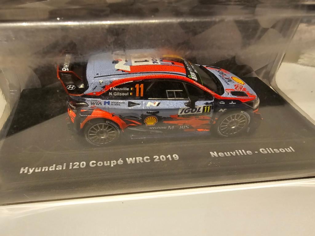 Hyundai i20 coupe wrc 2019 Neuville 1/43, Ophalen of Verzenden, Nieuw, Auto, Overige merken