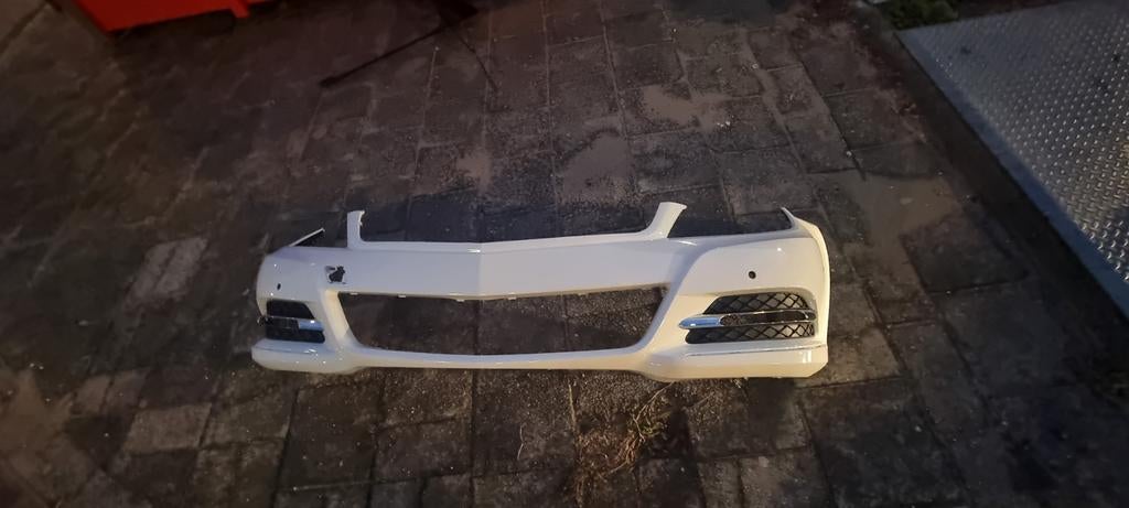 Mercedes C180 Avantgarde Bumper - Nieuw Gespoten, Voor, Mercedes-Benz, Nieuw, Ophalen of Verzenden