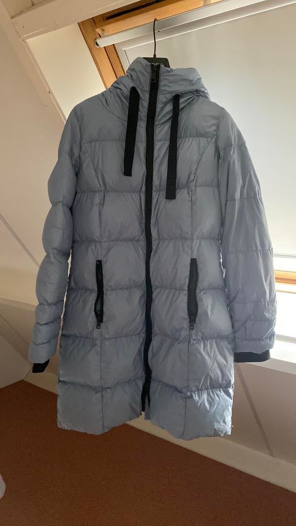 Te koop: Reset jas, Kleding | Dames, Jassen | Winter, Ophalen of Verzenden, Gedragen, Maat 38/40 (M), Blauw