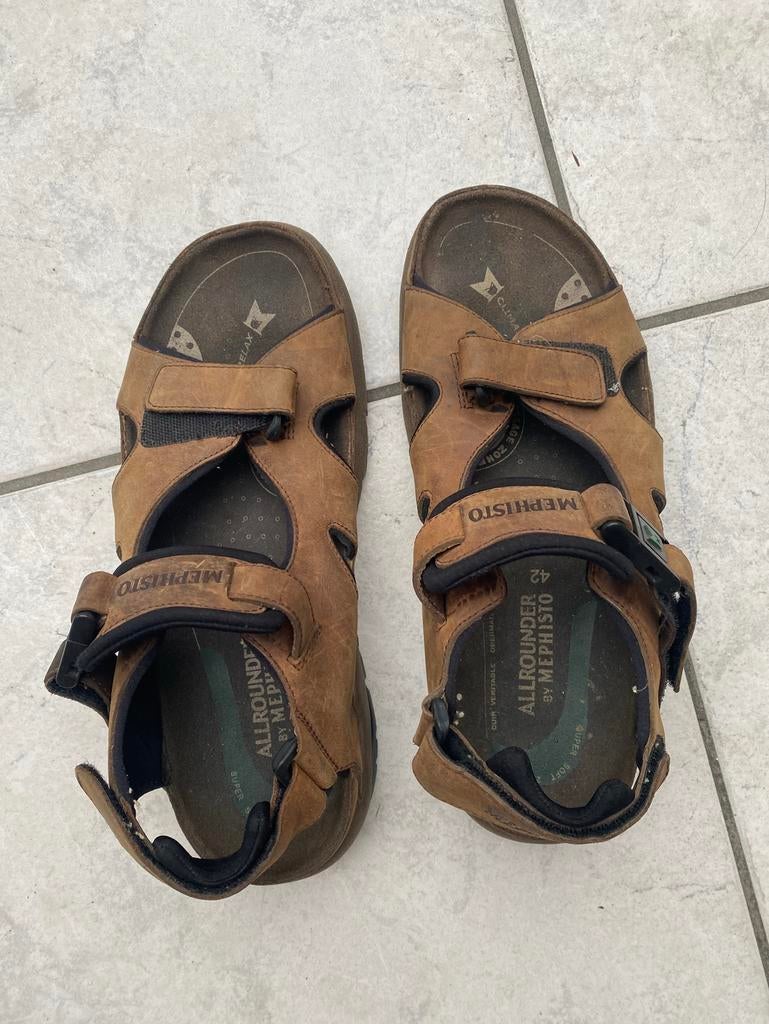 Mephisto sandalen, Ophalen of Verzenden, Zo goed als nieuw, Bruin, Sandalen