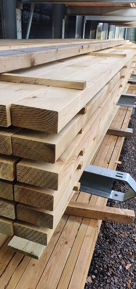 nieuw geimpregneerde balken 50x100 div lengte s, Ophalen, Nieuw, 250 cm of meer, Balken