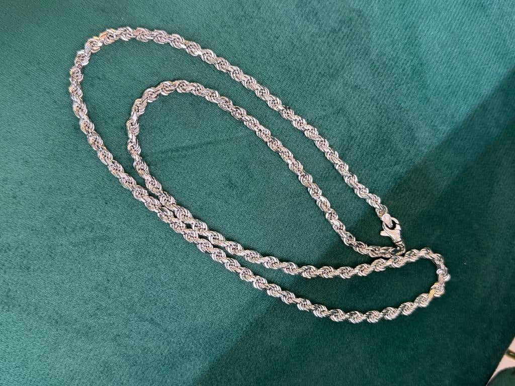 14KT Goud - 63.7 Gram - Ketting - ROPE-Massief- Gedraaid, Sieraden, Tassen en Uiterlijk, Kettingen, Ophalen, Nieuw, Goud