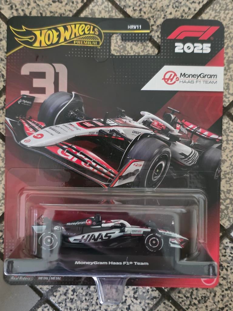 Hot Wheels Premium 2025 MoneyGram Haas F1 Team, Ophalen of Verzenden, Matel, Onbekend, Onbekend