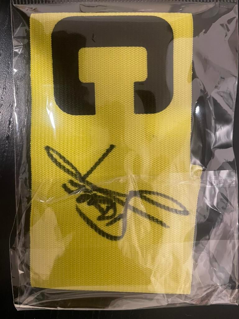 Gesigneerde aanvoerdersband Jordi Cruyff, Verzamelen, Ophalen of Verzenden, Zo goed als nieuw, Ajax, Shirt