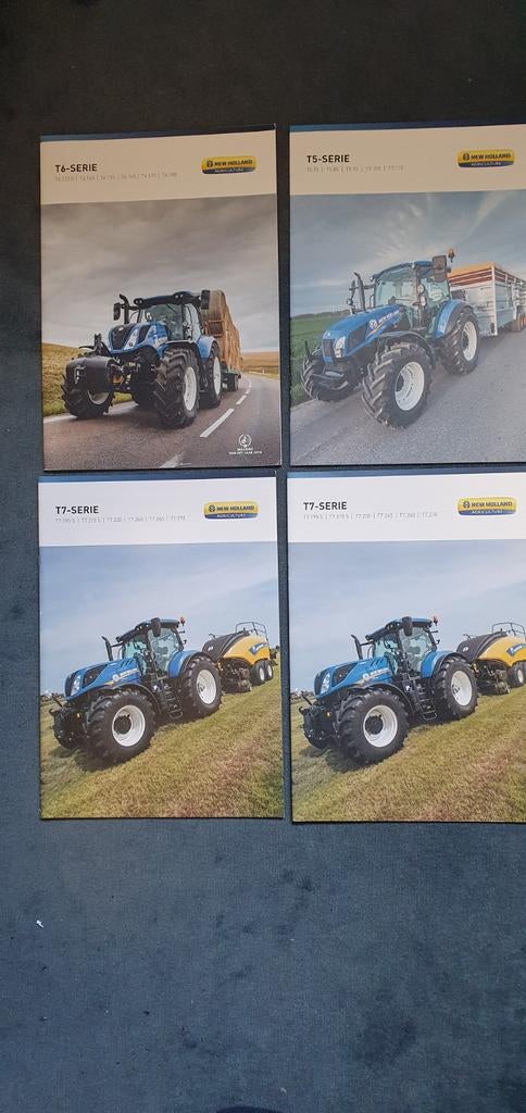 New Holland trekker folders, Ophalen of Verzenden, Nieuw