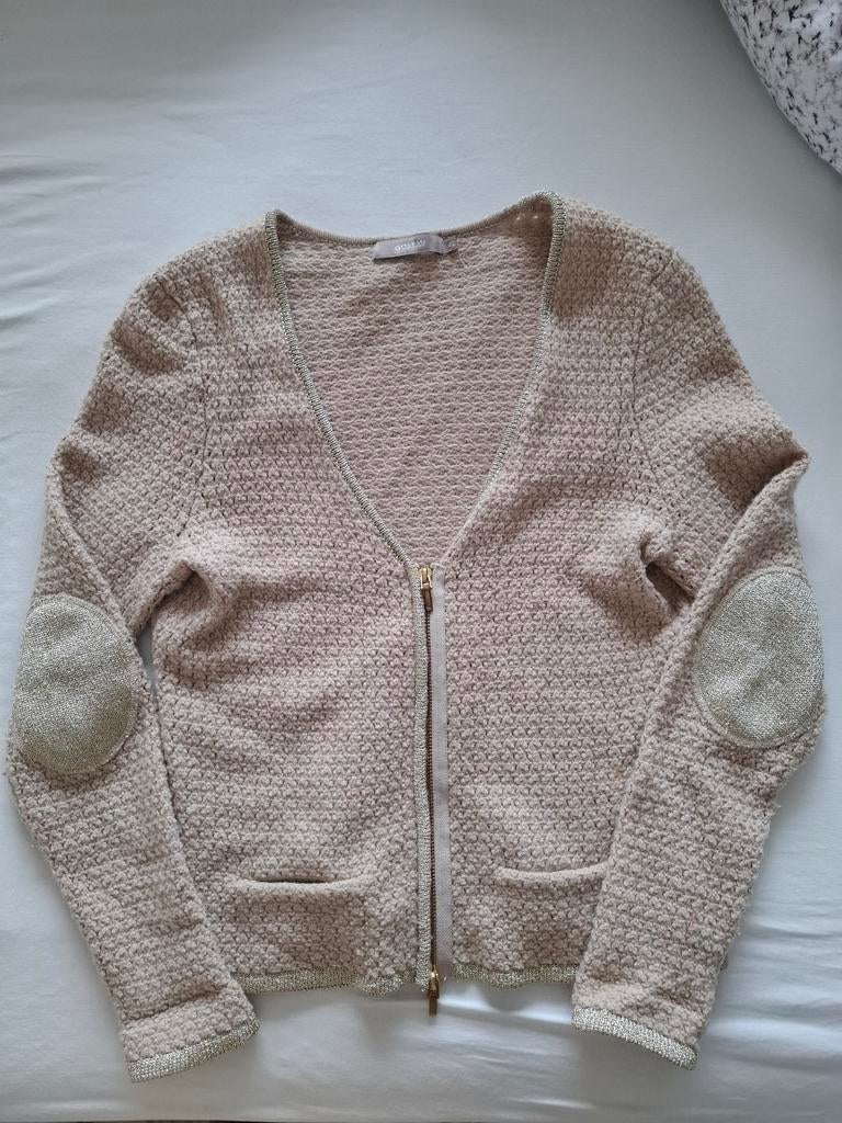 Gustav vest beige maat 42, Kleding | Dames, Truien en Vesten, Beige, Ophalen of Verzenden, Zo goed als nieuw, Maat 42/44 (L)