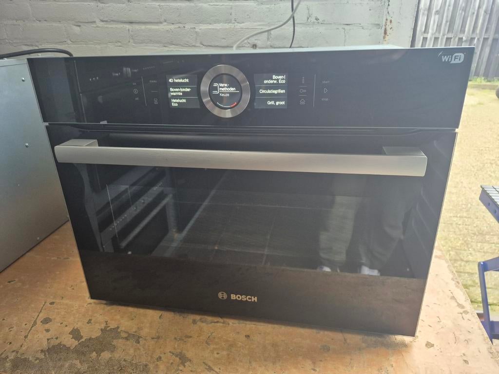 NIEUW MODEL BOSCH CSG856RB6 HETELUCHTOVEN MET STOOMFUCTIE, Witgoed en Apparatuur, Ovens, Bosch, Minder dan 45 cm, Gebruikt, Hete lucht