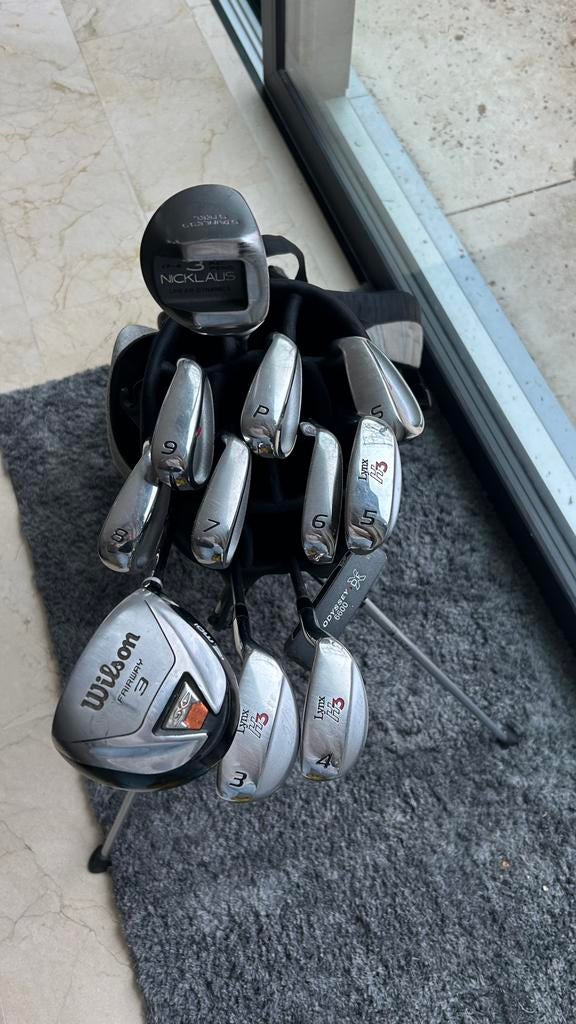 Complete golfset – Lynx ijzers, Odyssey putter & Lynxgolftas, Ophalen, Zo goed als nieuw, Set