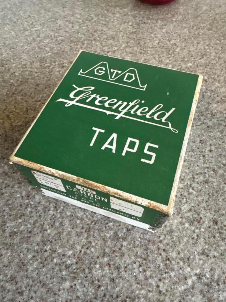 Greenfield Taps - Vintage Gereedschap, Ophalen of Verzenden, Nieuw