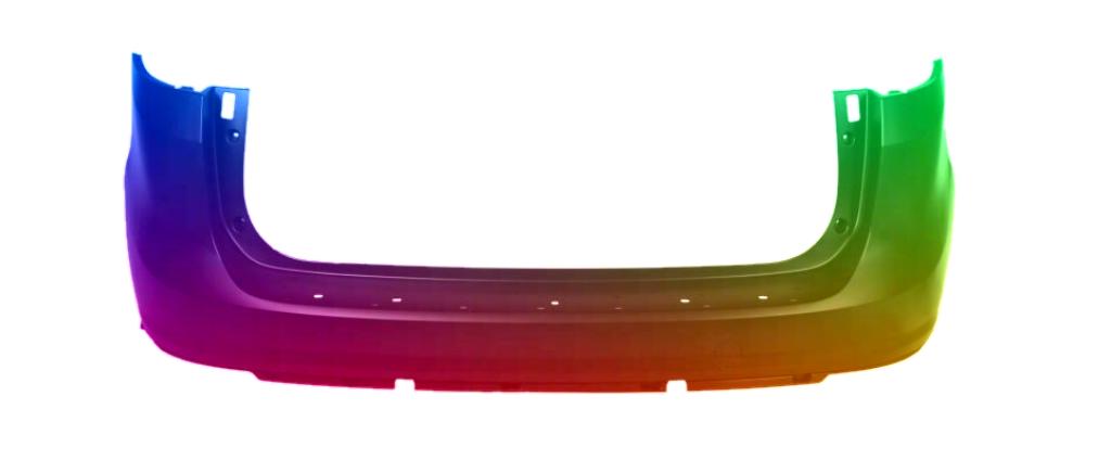 Voor Ford C-Max 2010-2014 Achterbumper gespoten in de gewens, Verzenden, Nieuw, Ford, Achter